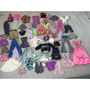 Vtg Barbie Doll Clothing Lot 60’s 70’s 80’s 90’s Dresses Skirts Tops Pants